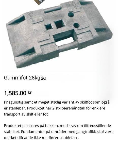  Brukt Skiltfot Інше обладнання