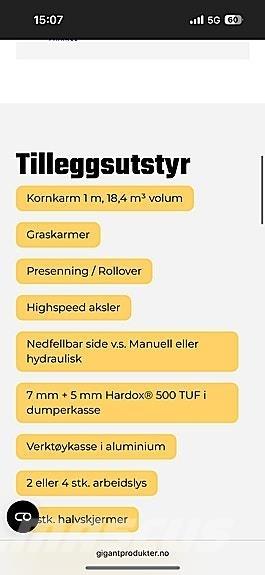 Gigant Gd150 Прицепи загального призначення
