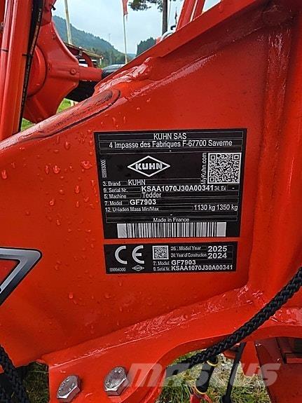 Kuhn GF7903 Рулонні прес-підбирачі