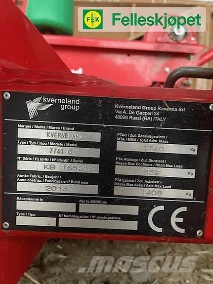 Kverneland 7740C Обмотувачі