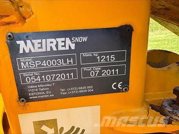 Meiren 2011 Снігоочищувальні ножі та плуги