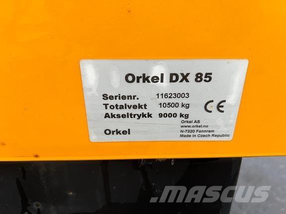 Orkel DX85 Прицепи загального призначення