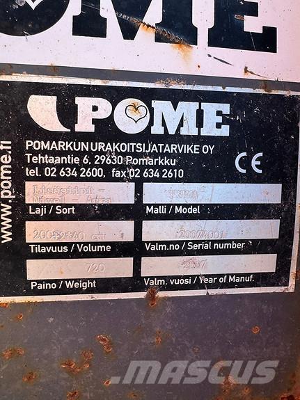 Pome 280 Trima Снігоочищувальні ножі та плуги