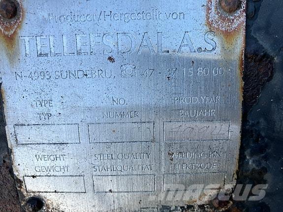 Tellefsdal K3000P Снігоочищувальні ножі та плуги