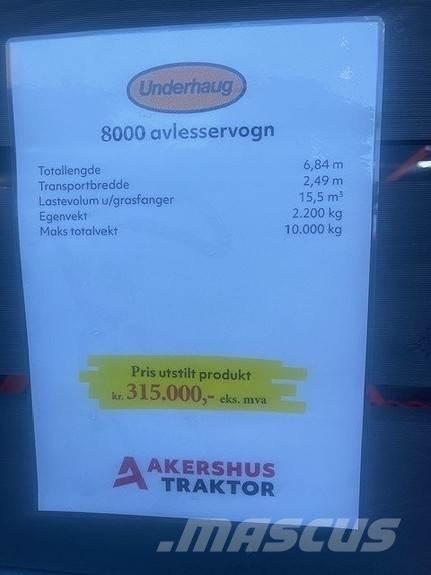 Underhaug 8000 Прицепи загального призначення