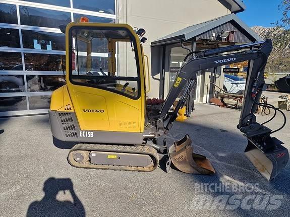 Volvo EC15B Міні-екскаватори < 7т