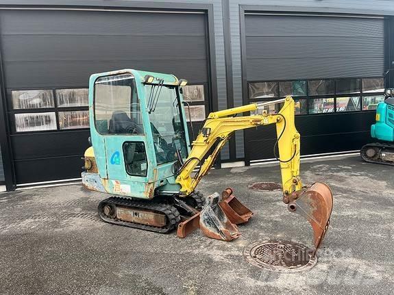 Yanmar B15 Міні-екскаватори < 7т