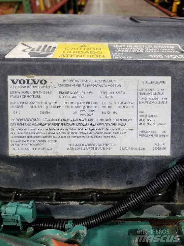 Volvo D11H Двигуни