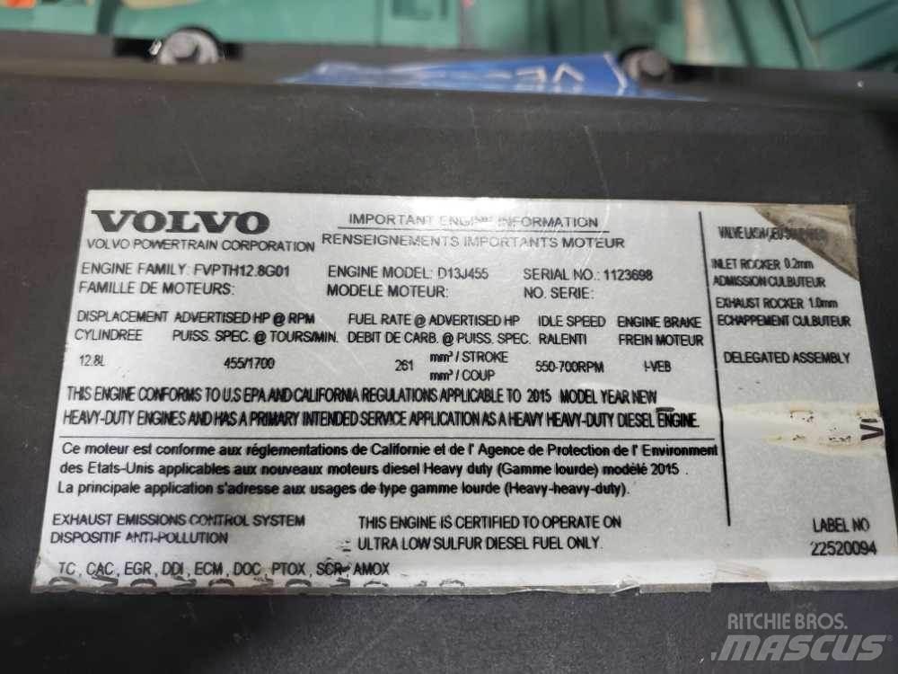Volvo D13J Двигуни