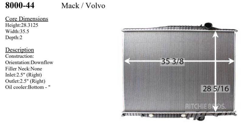 Volvo VHD Радіатори