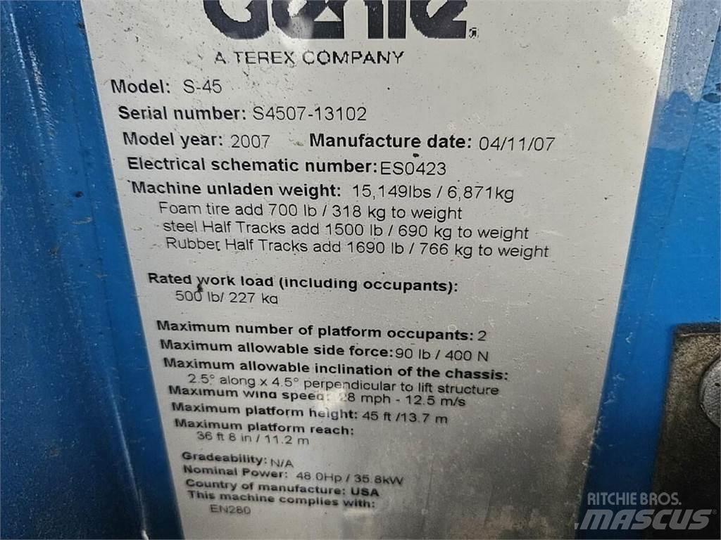Genie S-45 Телескопічні підйомники