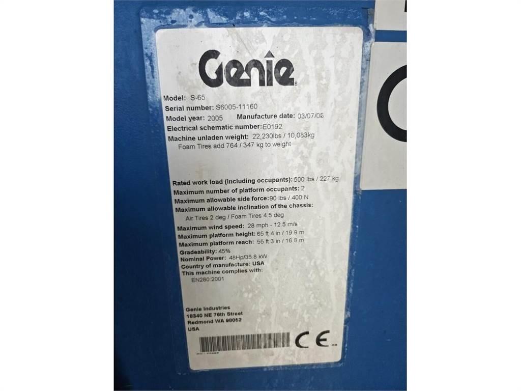 Genie S-65 Телескопічні підйомники