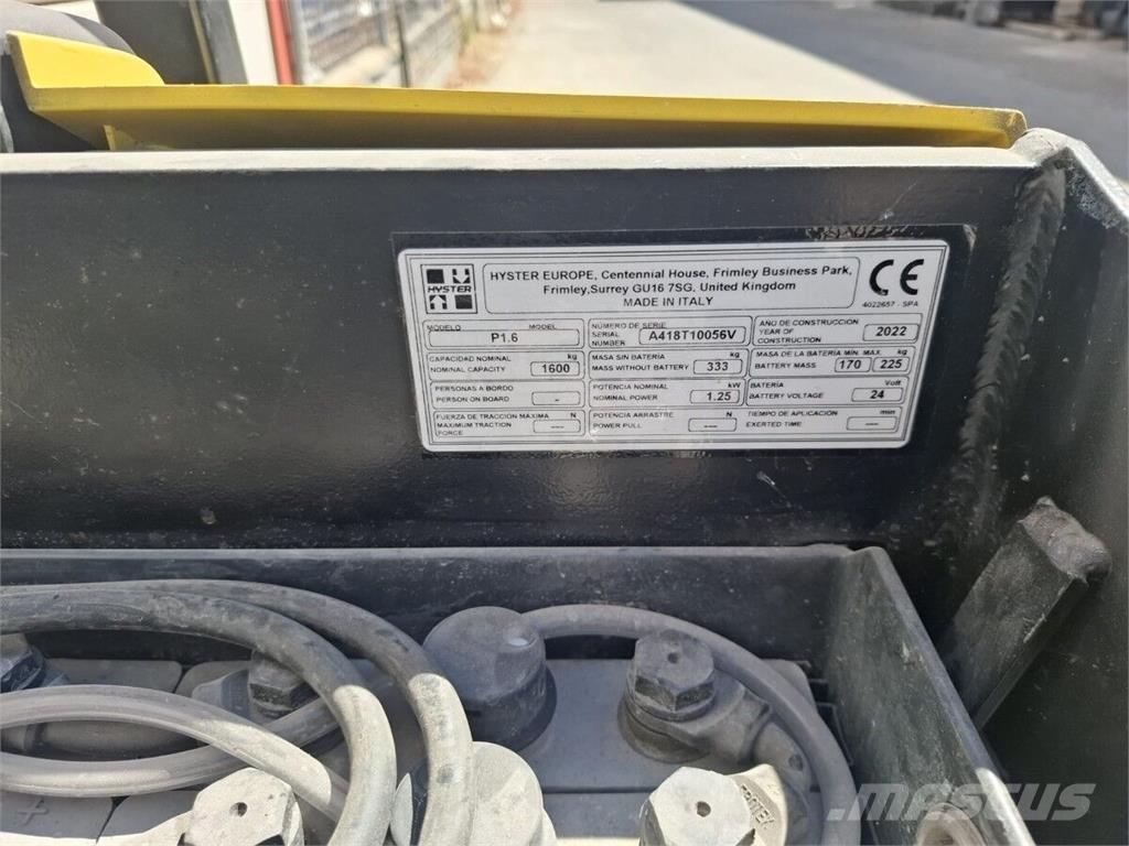 Hyster P1.6 Складська техніка - Інші
