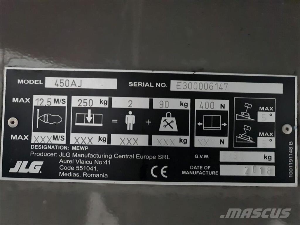 JLG 450AJ Колінчаті підйомники