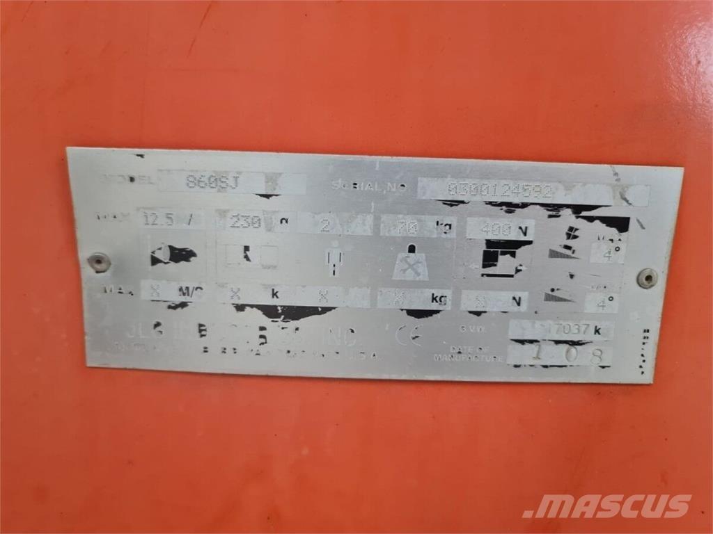 JLG 860SJ Телескопічні підйомники