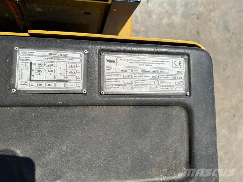 Yale MC12 Складська техніка - Інші