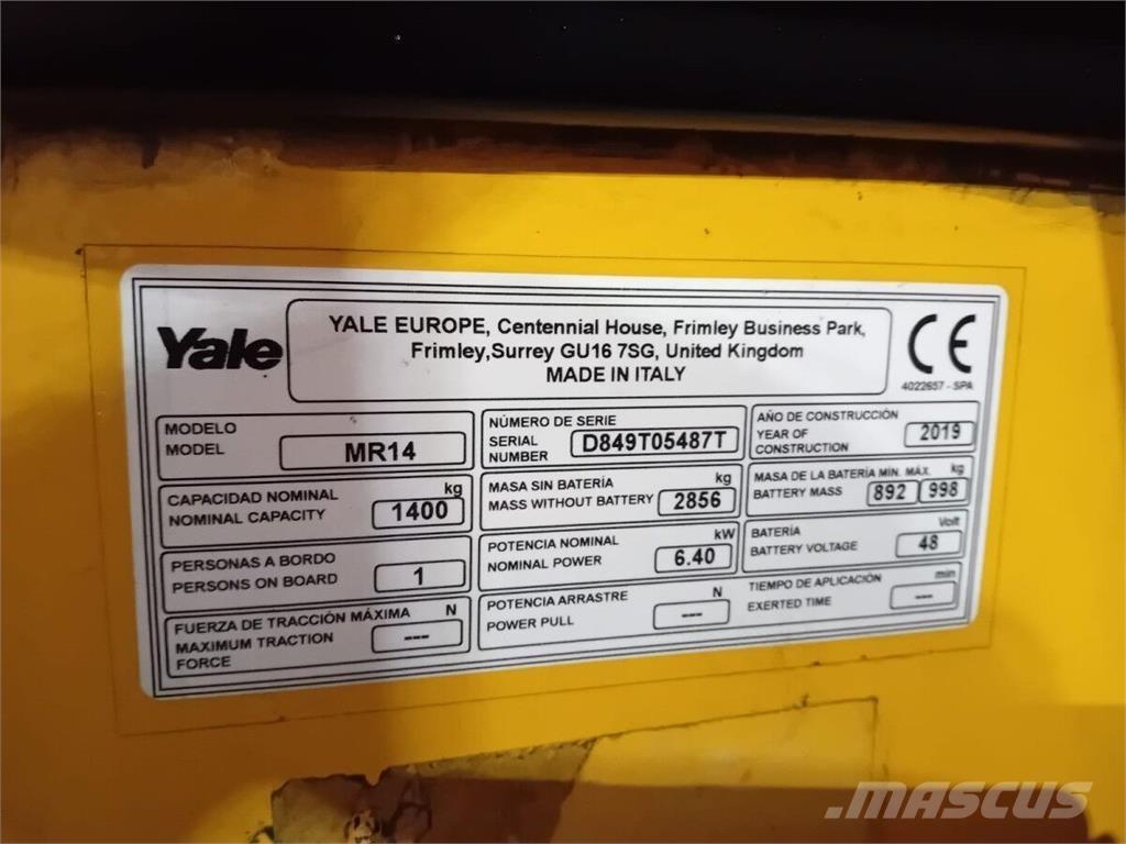 Yale MR14 Складська техніка - Інші