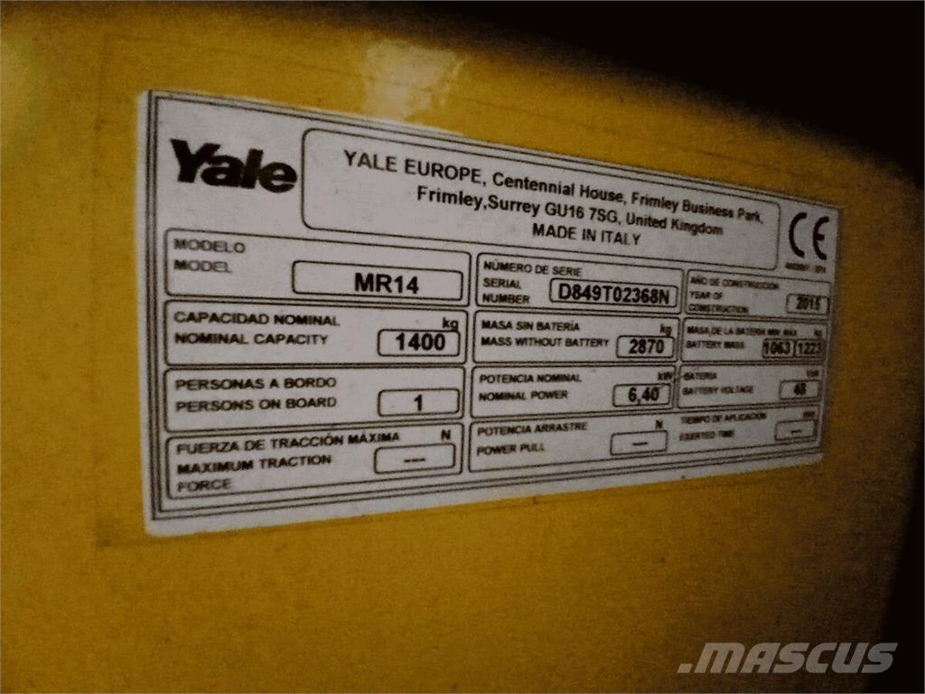 Yale MR14 Складська техніка - Інші
