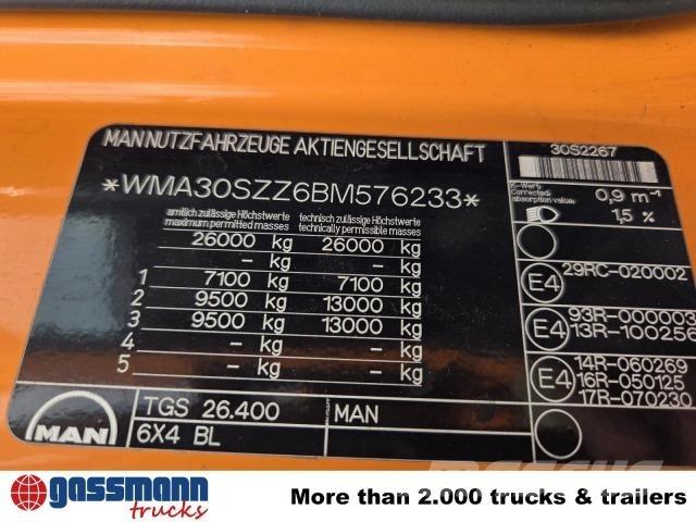 MAN TGS 26.400 6X4 BL Шасі з кабіною