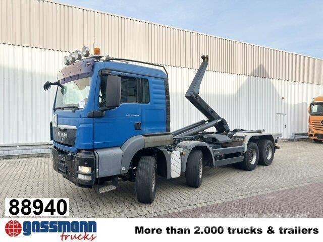 MAN TGS 35.480 8x4 BL Вантажівки з гаковим підйомом