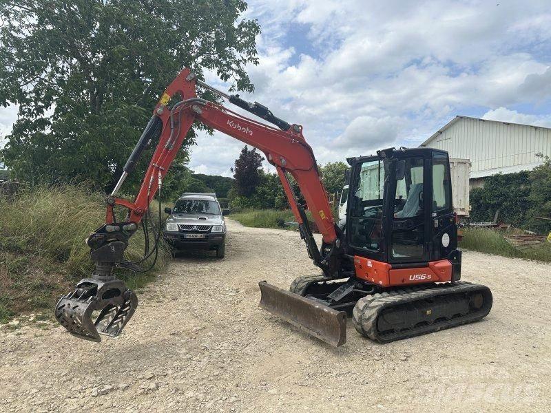 Kubota U56-5 Міні-екскаватори < 7т