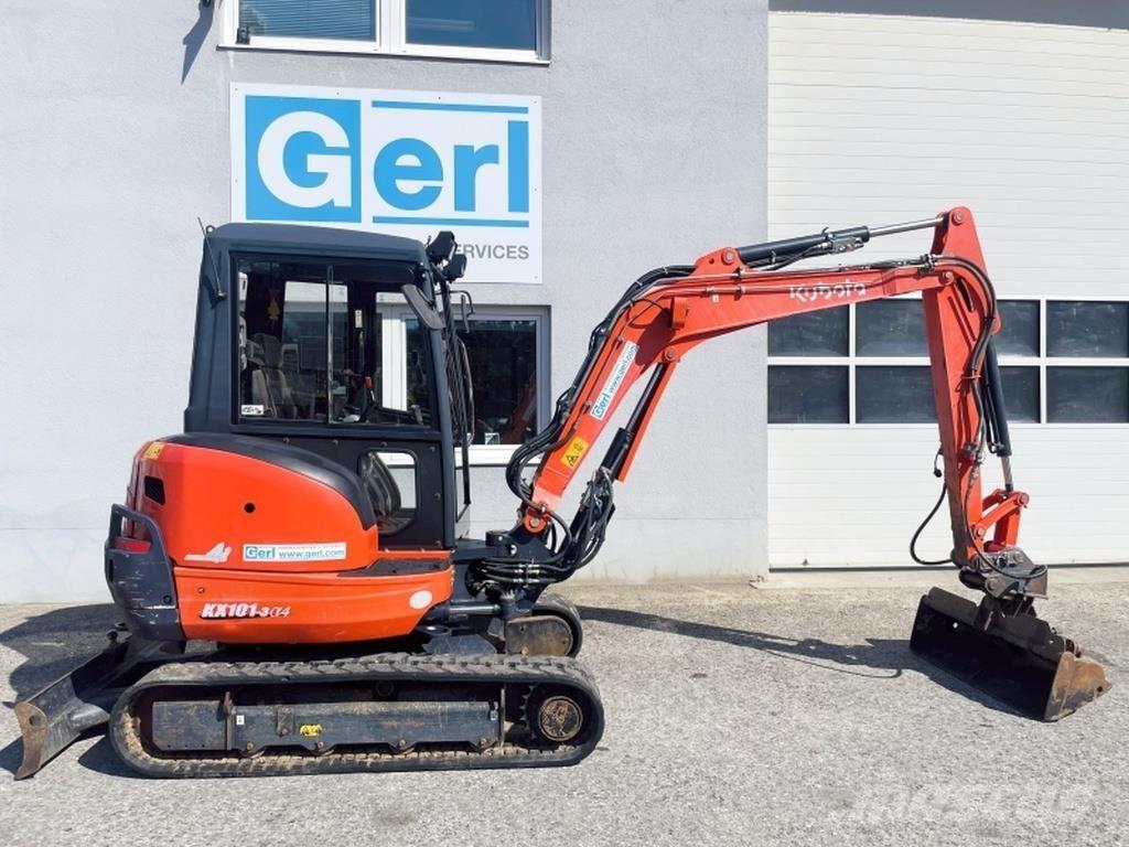 Kubota KX101-3a Міні-екскаватори < 7т