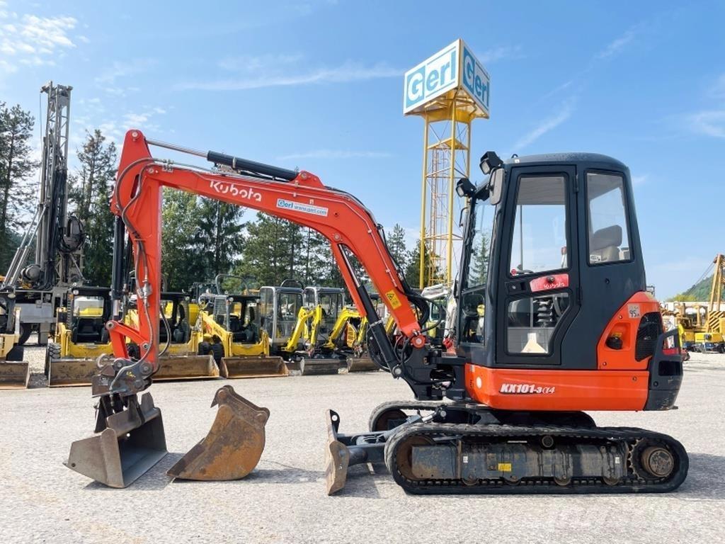 Kubota KX101-3a Міні-екскаватори < 7т