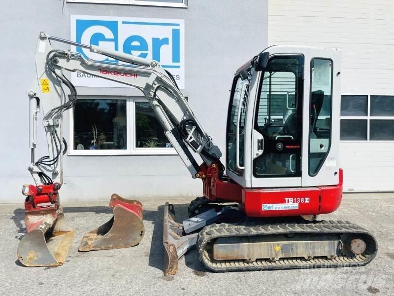 Takeuchi TB138FR Міні-екскаватори < 7т