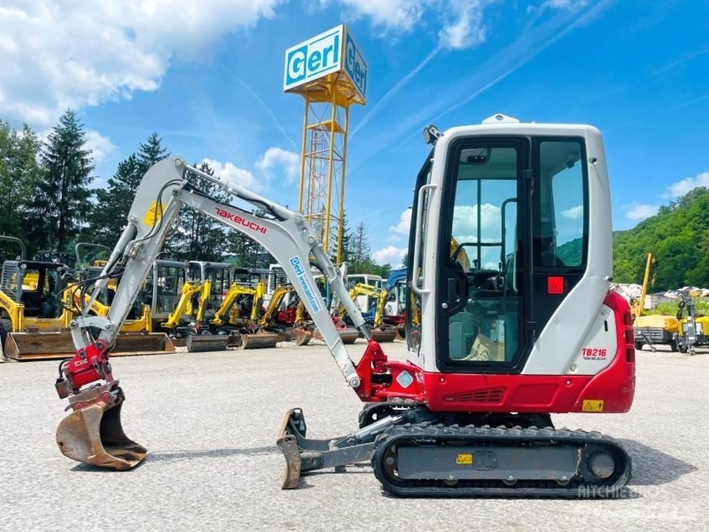 Takeuchi TB216 Міні-екскаватори < 7т