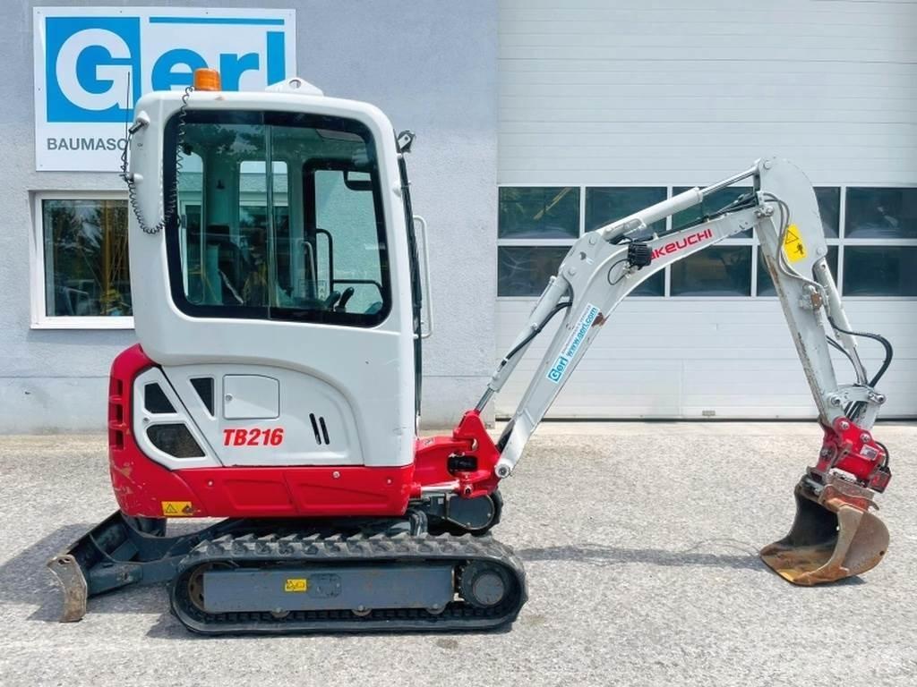 Takeuchi TB216 Міні-екскаватори < 7т