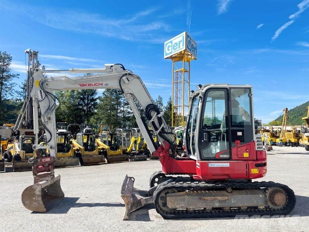 Takeuchi TB280FR Міні-екскаватори < 7т