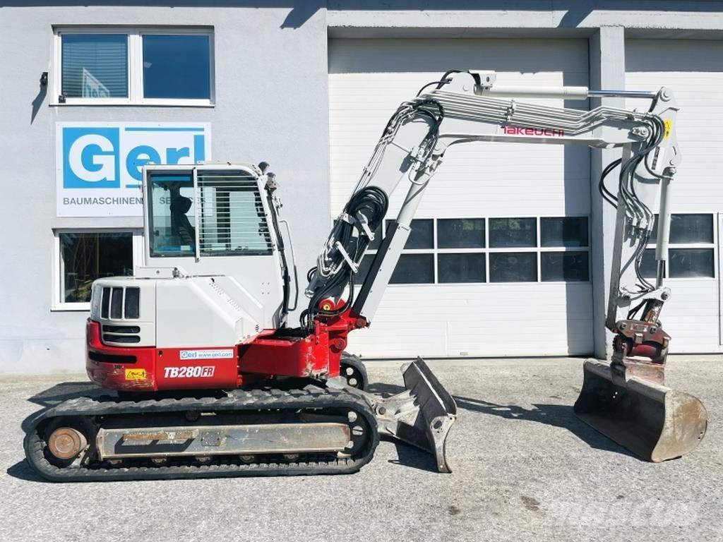Takeuchi TB280FR Міні-екскаватори < 7т