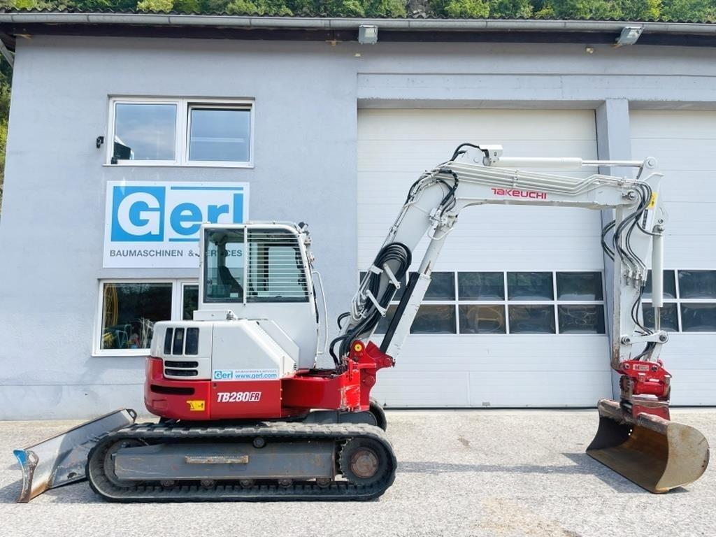 Takeuchi TB280FR Міні-екскаватори < 7т