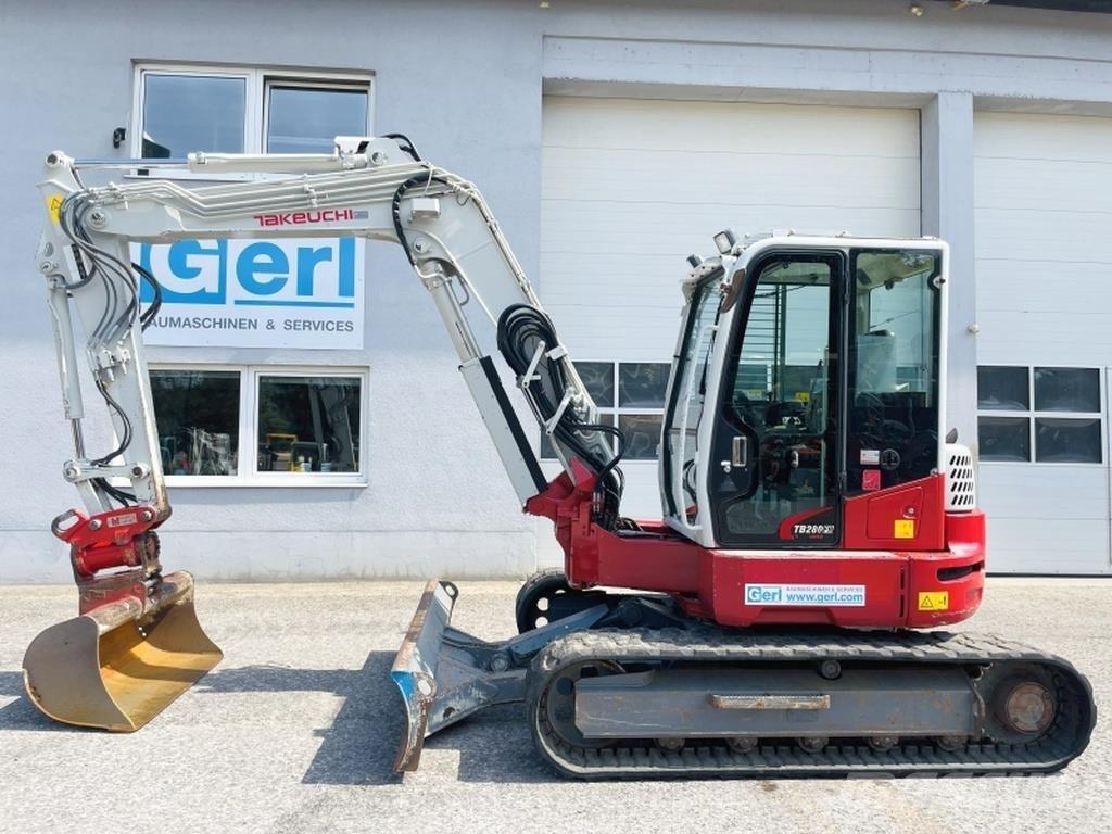 Takeuchi TB280FR Міні-екскаватори < 7т