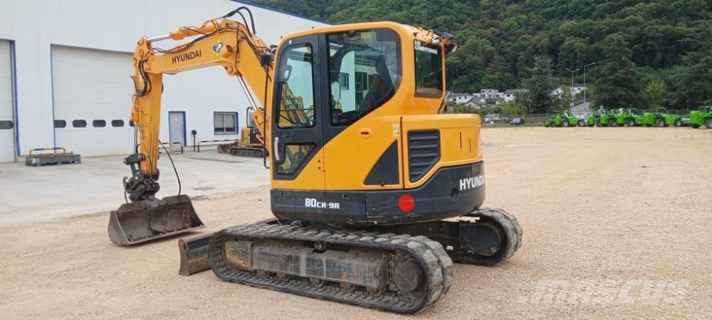 Hyundai R80CR-9A Середні екскаватори 7т. - 12т.