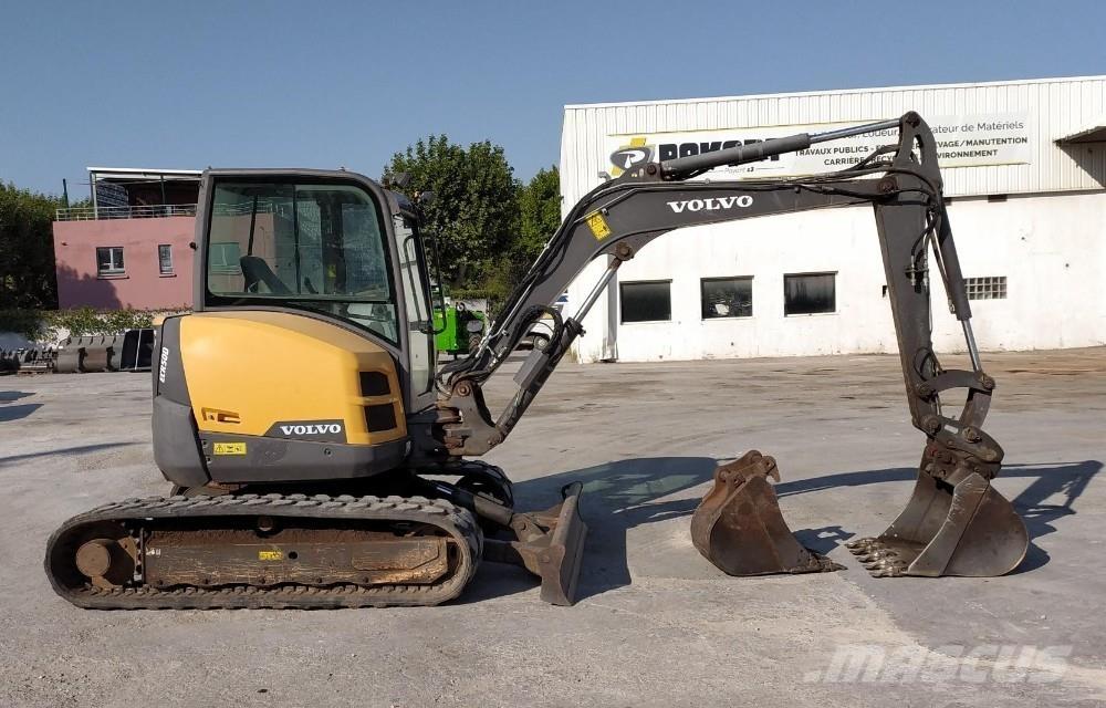 Volvo ECR50D Міні-екскаватори < 7т