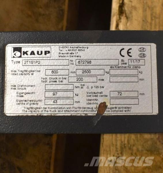 Kaup 2T151P2 Інші компоненти
