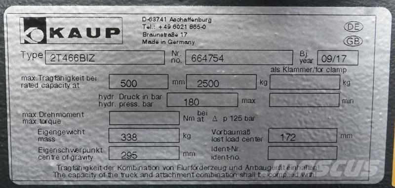 Kaup 2T466BIZ Інші компоненти