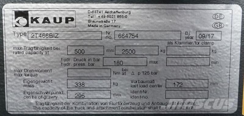 Kaup 2T466BIZ Інші компоненти