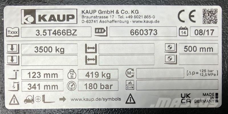 Kaup 3,5T466BZ Інші компоненти