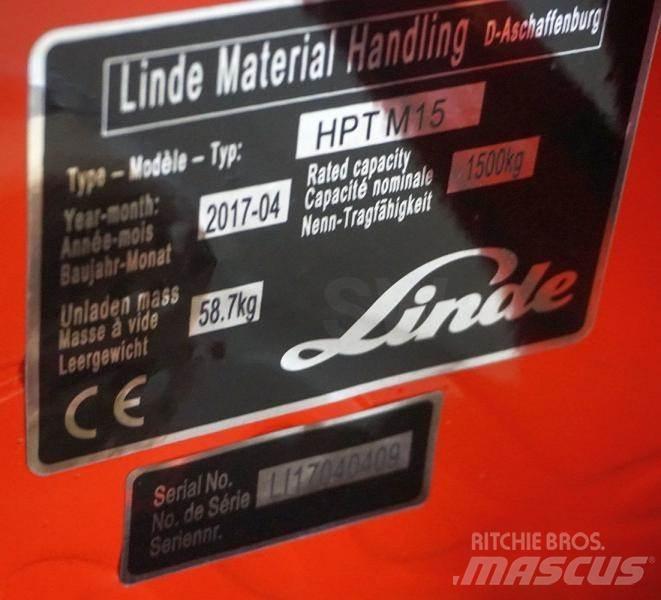 Linde HPT M 15 Ручні гідравлічні візки
