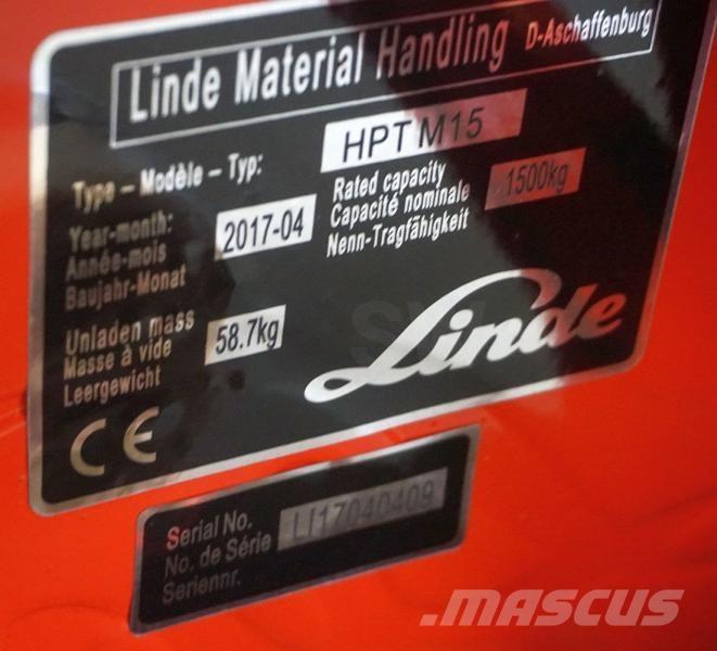 Linde HPT M 15 Ручні гідравлічні візки