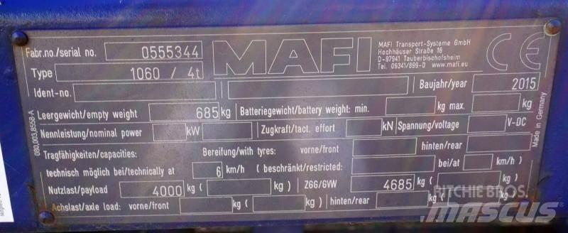 Mafi 1060 / 4t Причепи-платформи/бокове розвантаження