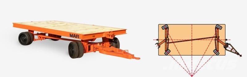 Mafi 1060 / 4t Причепи-платформи/бокове розвантаження