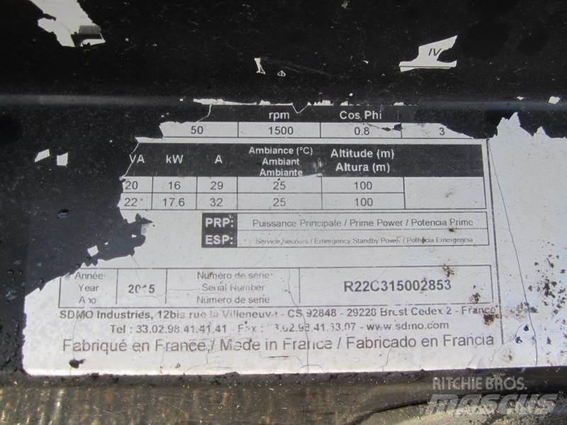 Sdmo R22 Дизельні генератори