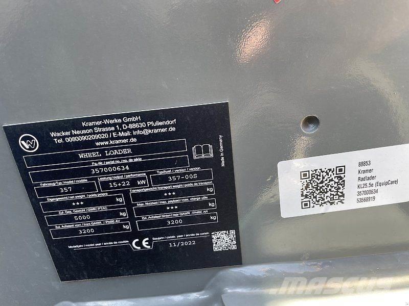 Kramer KL 25.5 e Міні-навантажувачі