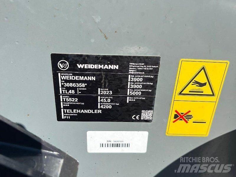 Weidemann T5522 Телескопічні навантажувачі