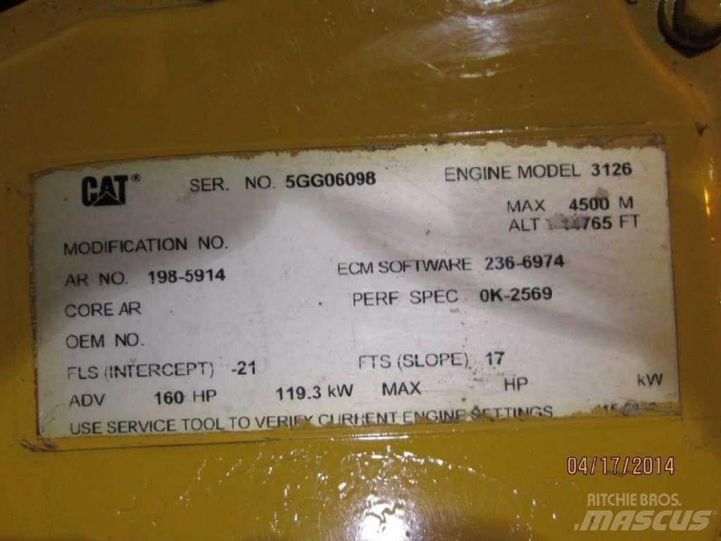 CAT 3126E Двигуни
