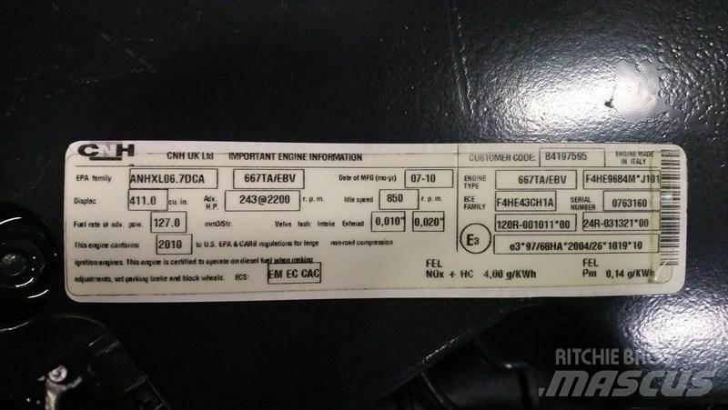 CNH - CASE 667TA Двигуни