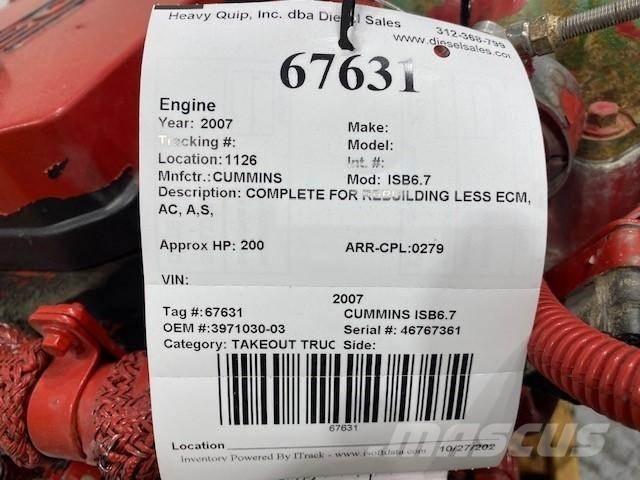 Cummins ISB6.7 Двигуни